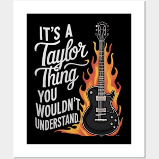 "It's a Taylor Thing" Guitar Posters and Art